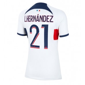 Paris Saint-Germain Lucas Hernandez #21 Udebanetrøje Dame 2023-24 Kort ærmer